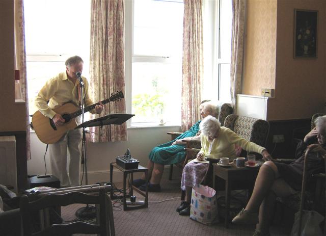 entertaining residents at eventide bude