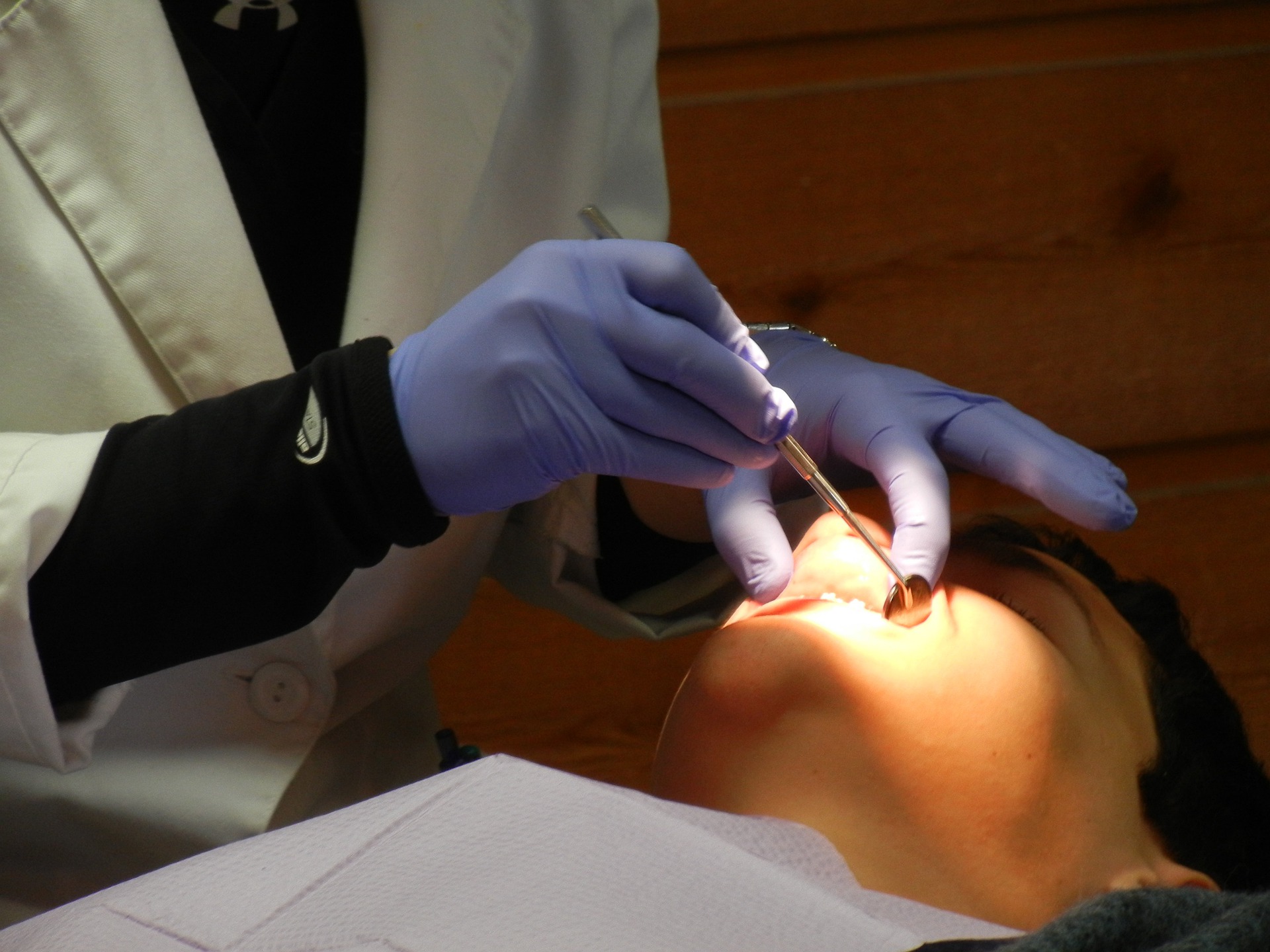 dentist visit at Eventide carehome